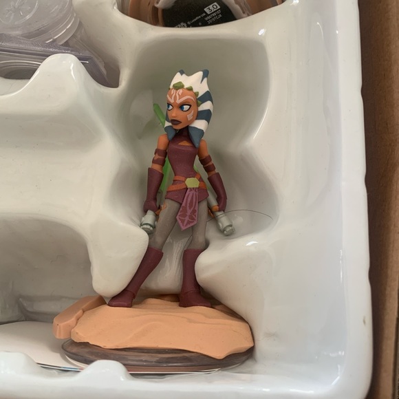 Disney Infinity 3.0 Ed Star Wars Figures Anakin Skywalker Ahsoka Tano Crystal - Picture 3 of 4